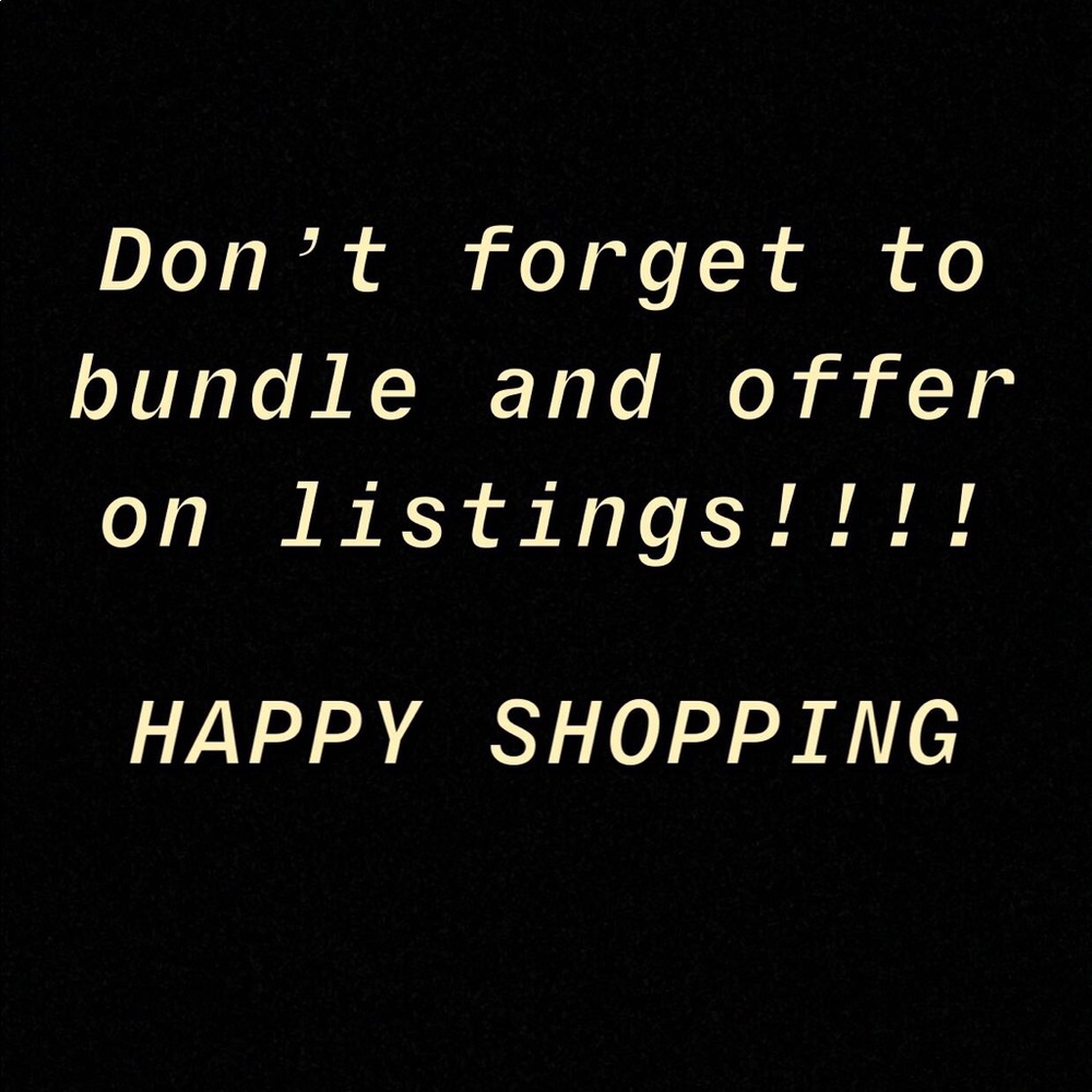 BUNDLE AND OFFER!!!